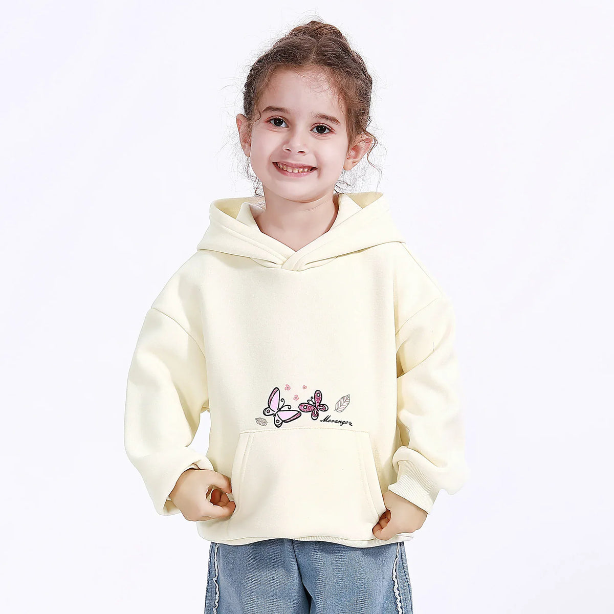 Casual Printed Hoodie for Girls Image