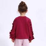 Casual Embroidery Sweatshirt for Girls Image