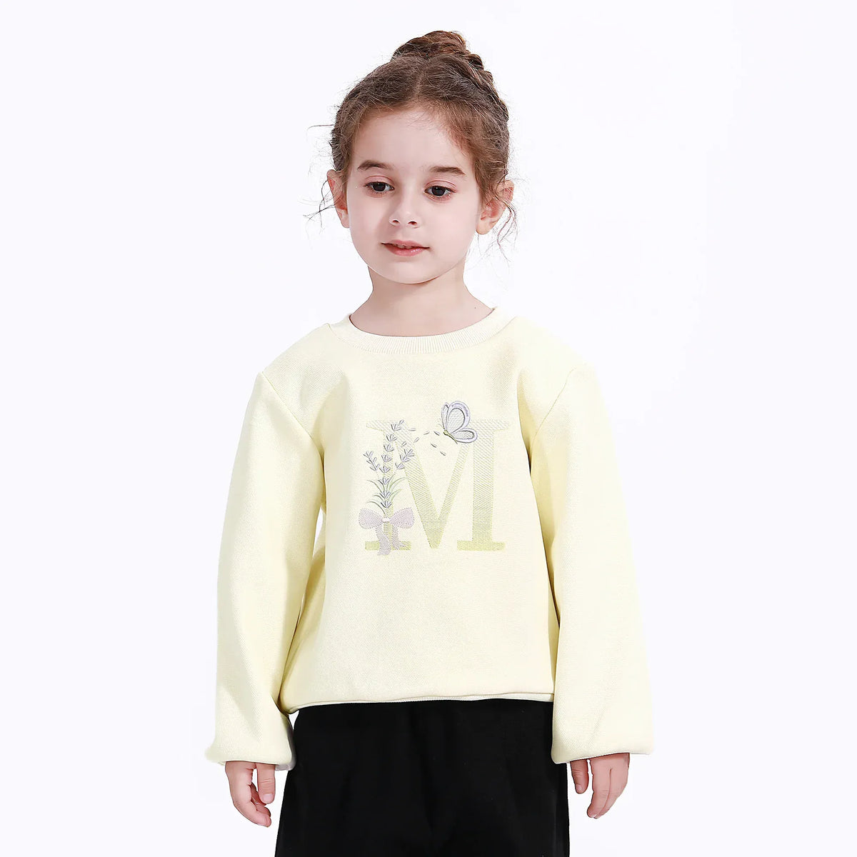 Casual Printed Sweatshirt for Girls Image
