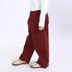 Casual Plain Pants for Girls Image