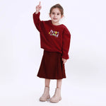 Casual Printed Sweatshirt for Girls Image