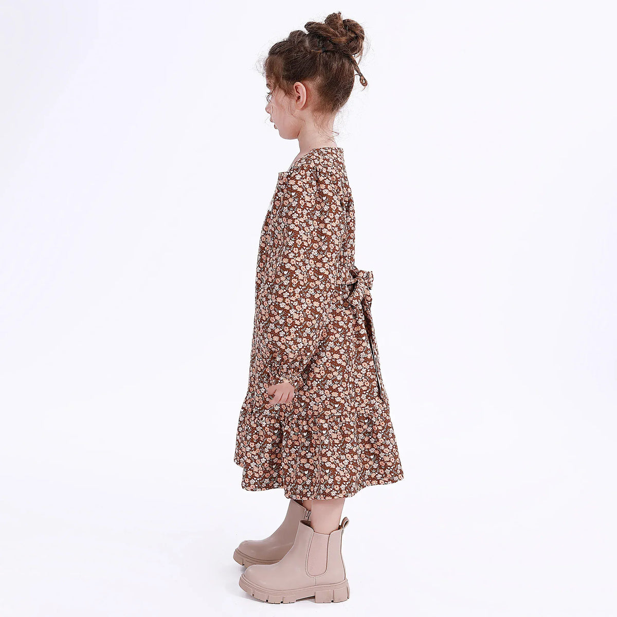 Casual Floral Dress for Girls Image