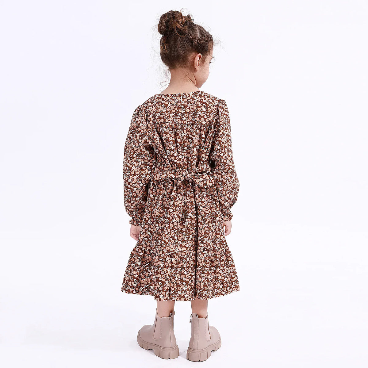 Casual Floral Dress for Girls Image