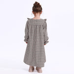 Casual Checked Dress for Girls Image