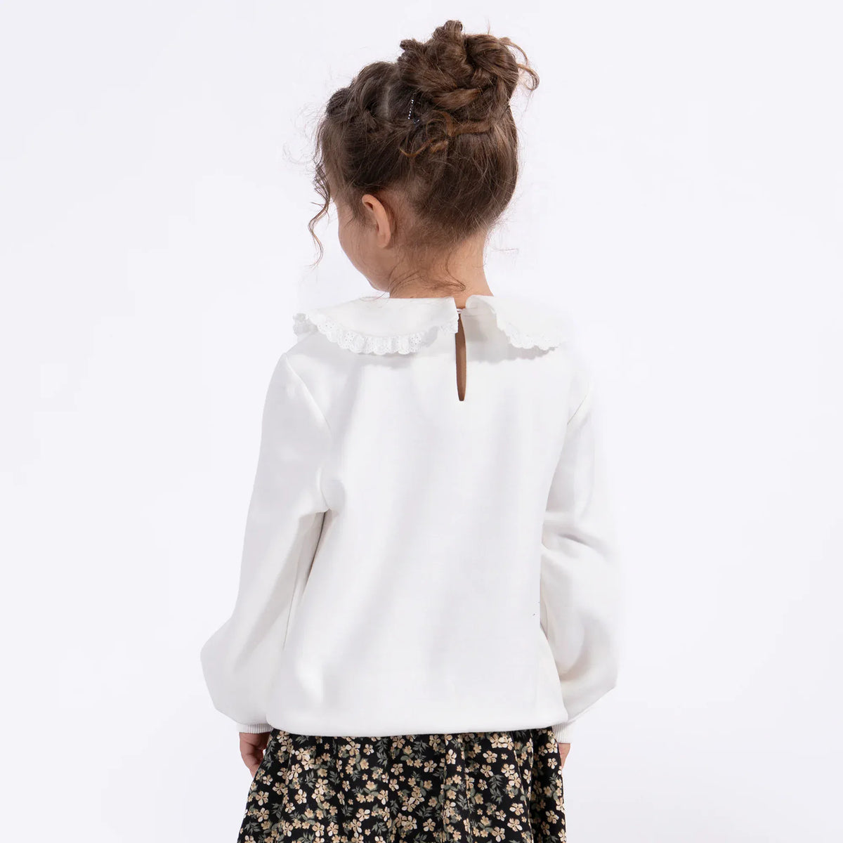 Casual Printed Sweatshirt for Girls Image