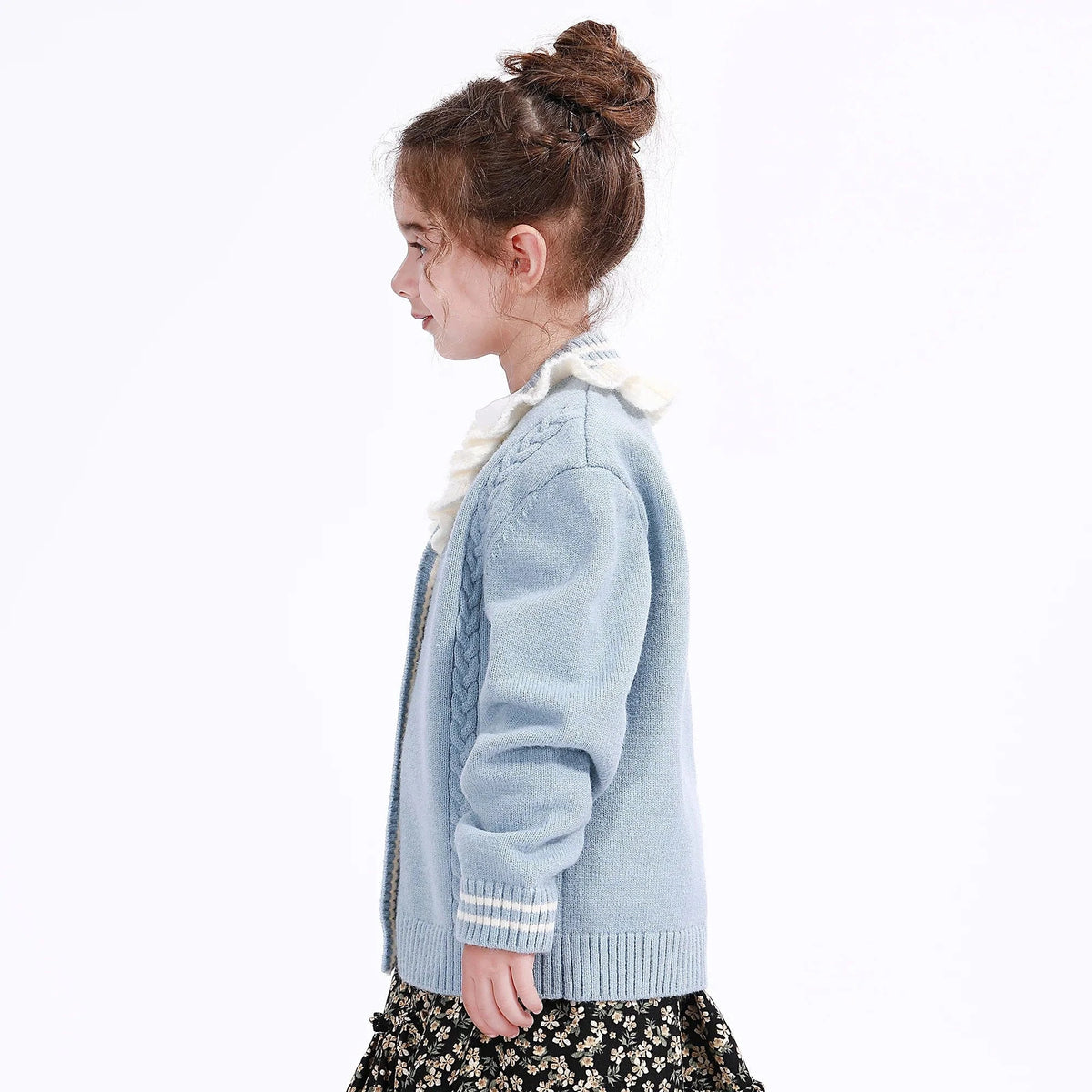 Casual Jacquard Jacket for Girls Image