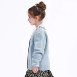 Casual Jacquard Jacket for Girls Image