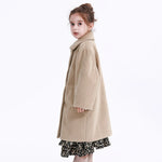 Casual Plain Jacket for Girls Image