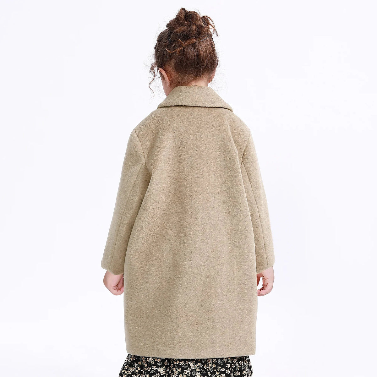 Casual Plain Jacket for Girls Image