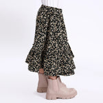 Casual Floral Skirt for Girls Image