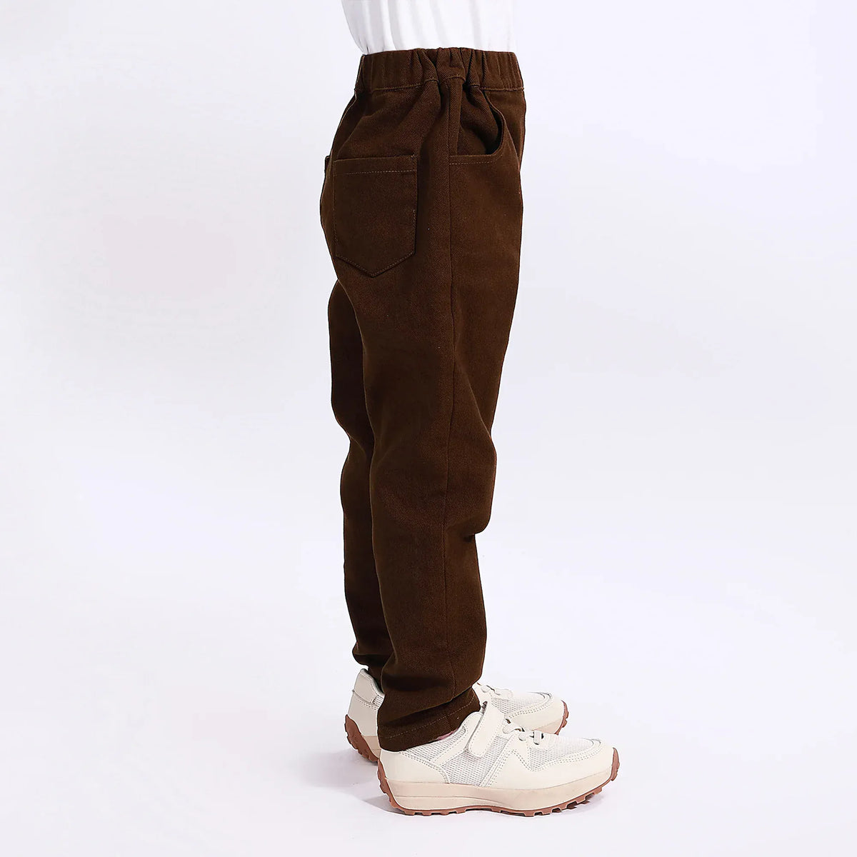 Casual Plain Pants for Girls Image