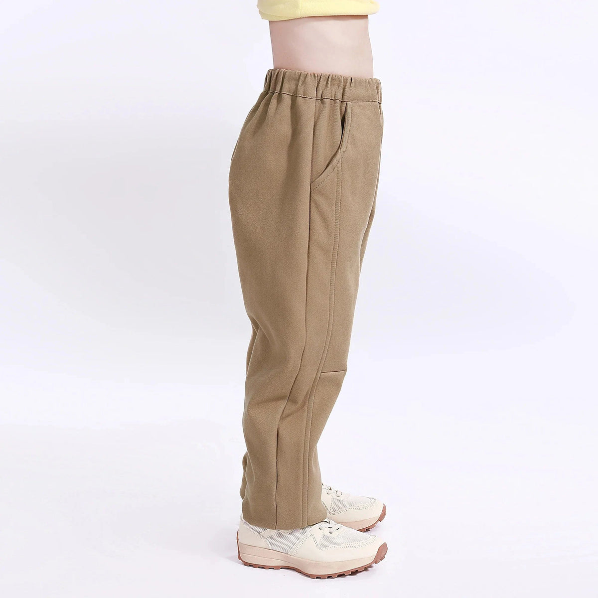 Casual Plain Pants for Girls Image