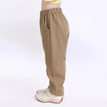 Casual Plain Pants for Girls Image