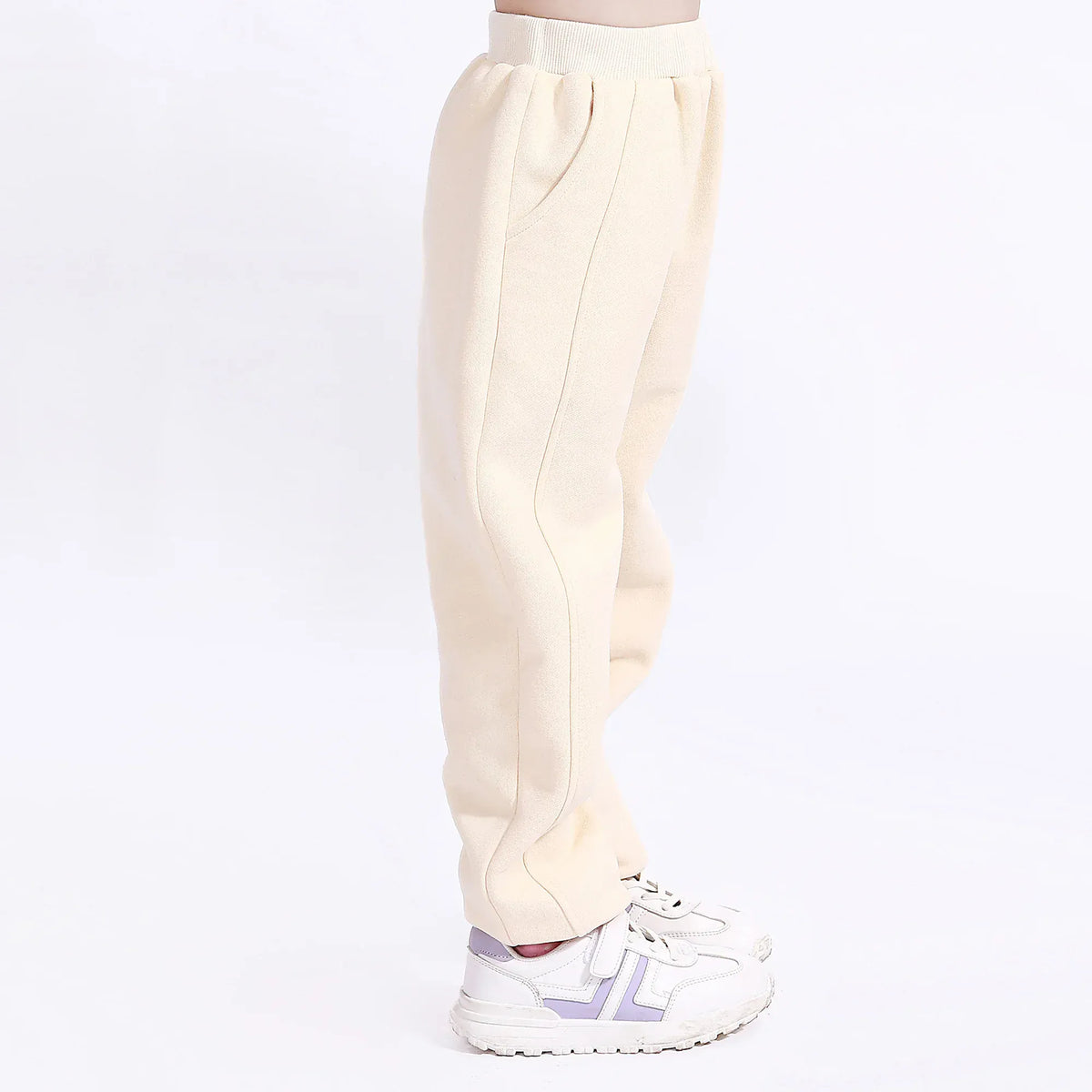Casual Plain Pants for Girls Image
