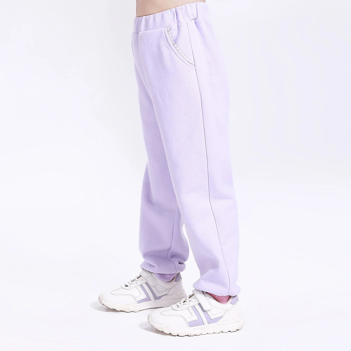 Casual Plain Pants for Girls Image