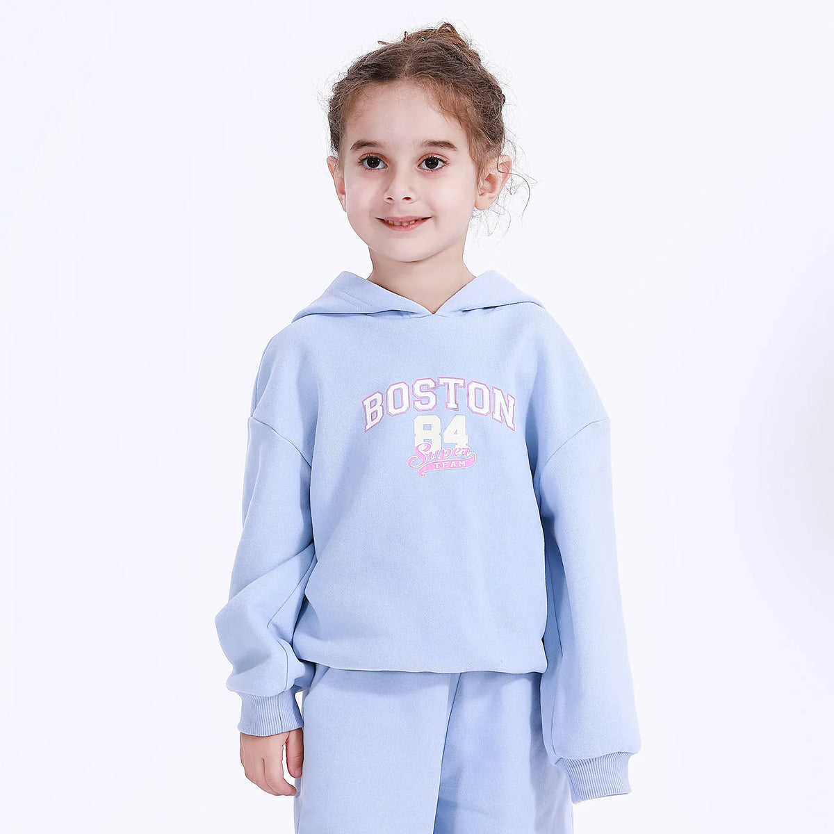 Casual Printed Hoodie for Girls Image