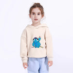 Casual Printed Hoodie for Girls Image