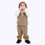 Khaki Casual Color-Blocked Sweatshirt for Baby boy Image