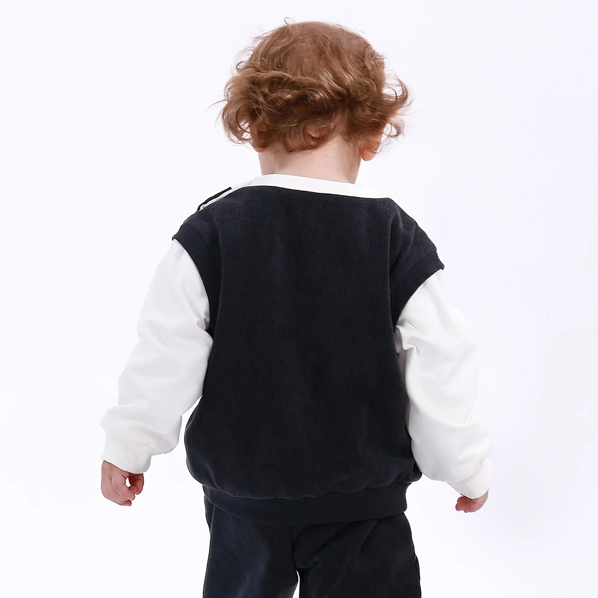 Casual Color-Blocked Sweatshirt for Baby boy Image