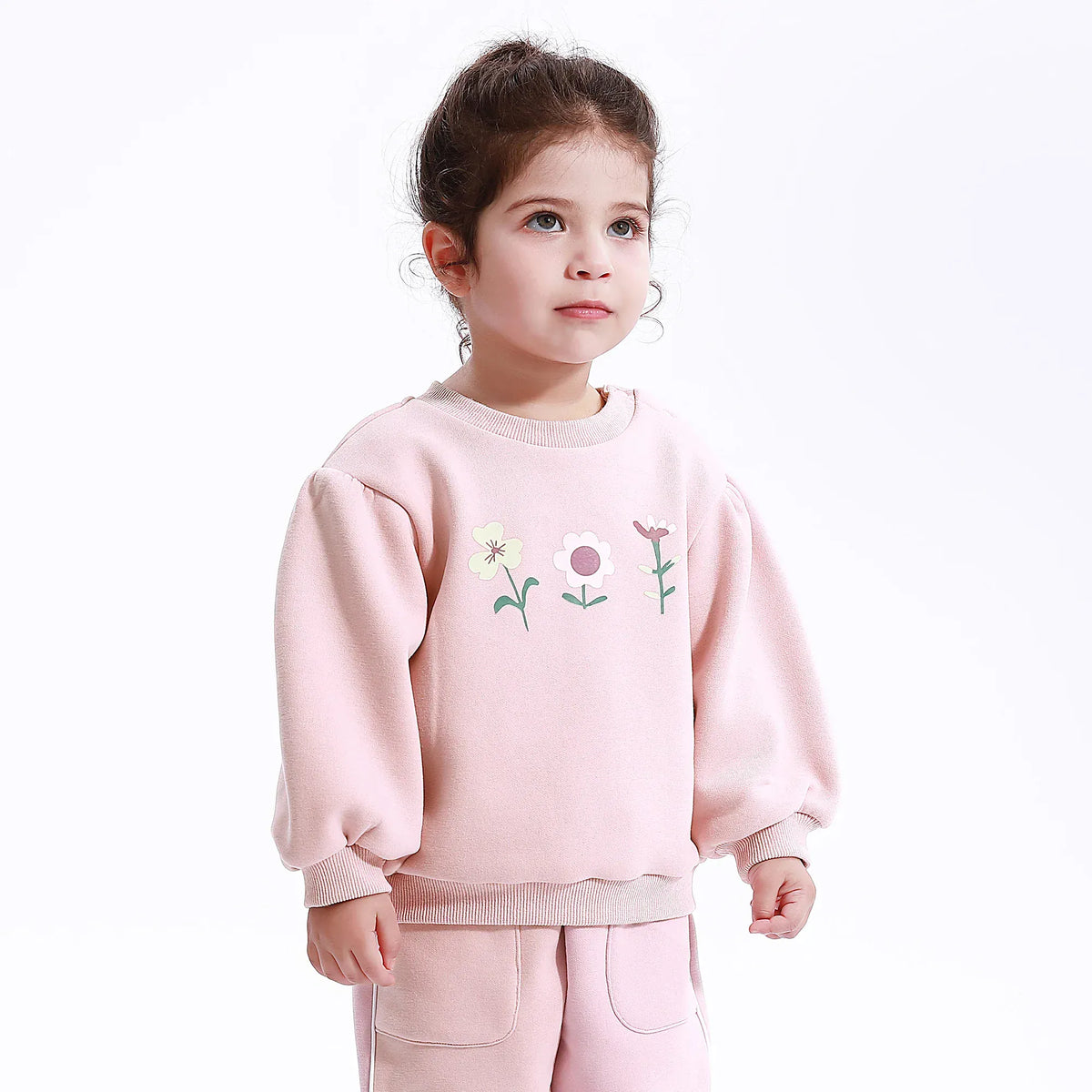 Casual Floral Sweatshirt for Baby girl Image