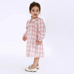 Casual Checked Dress for Baby girl Image