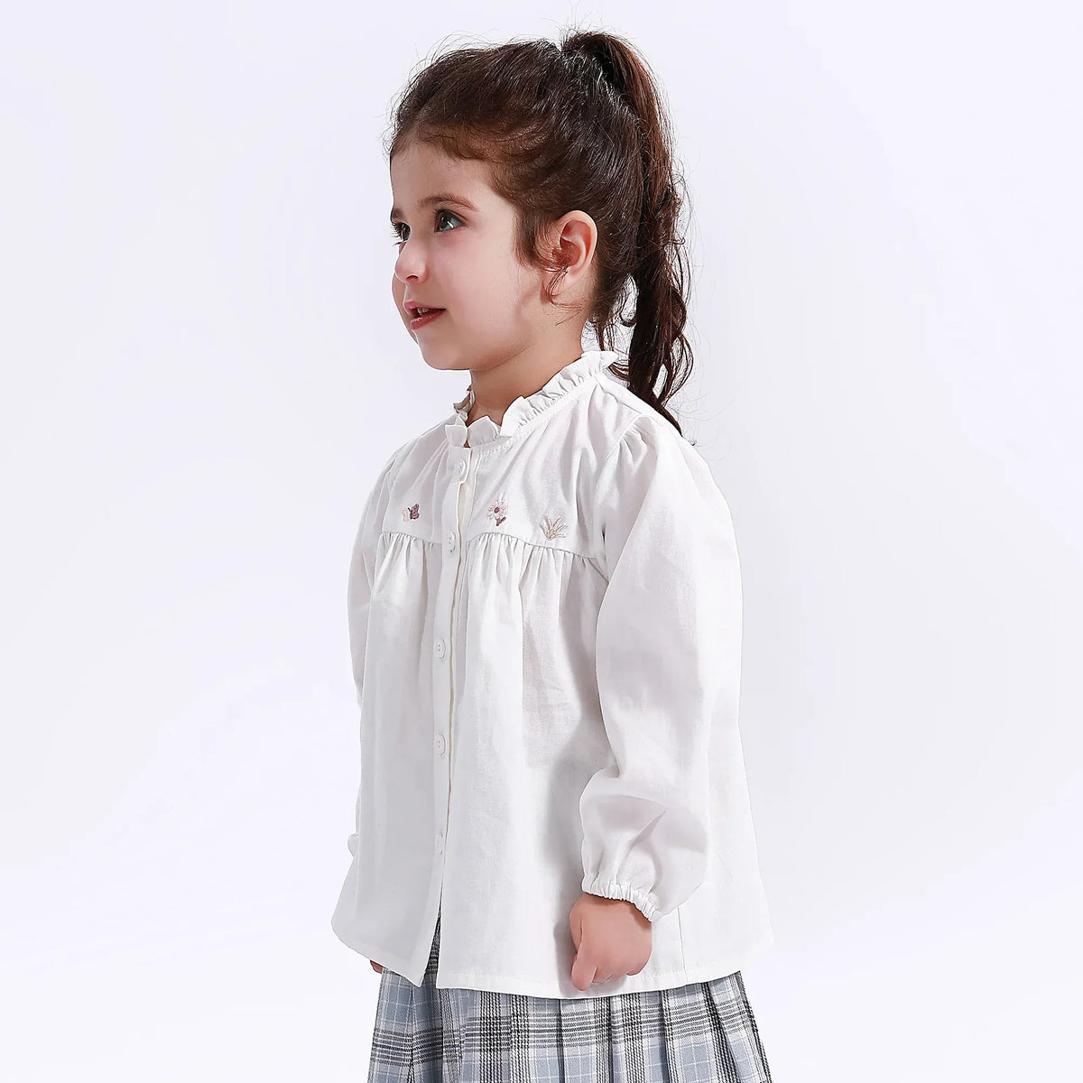 Casual Embroidery Shirt for Baby girl Image