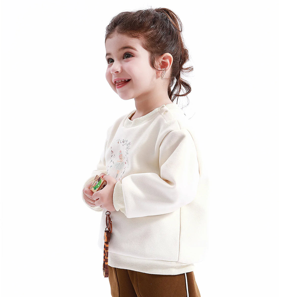 Casual Printed Sweatshirt for Baby girl Image