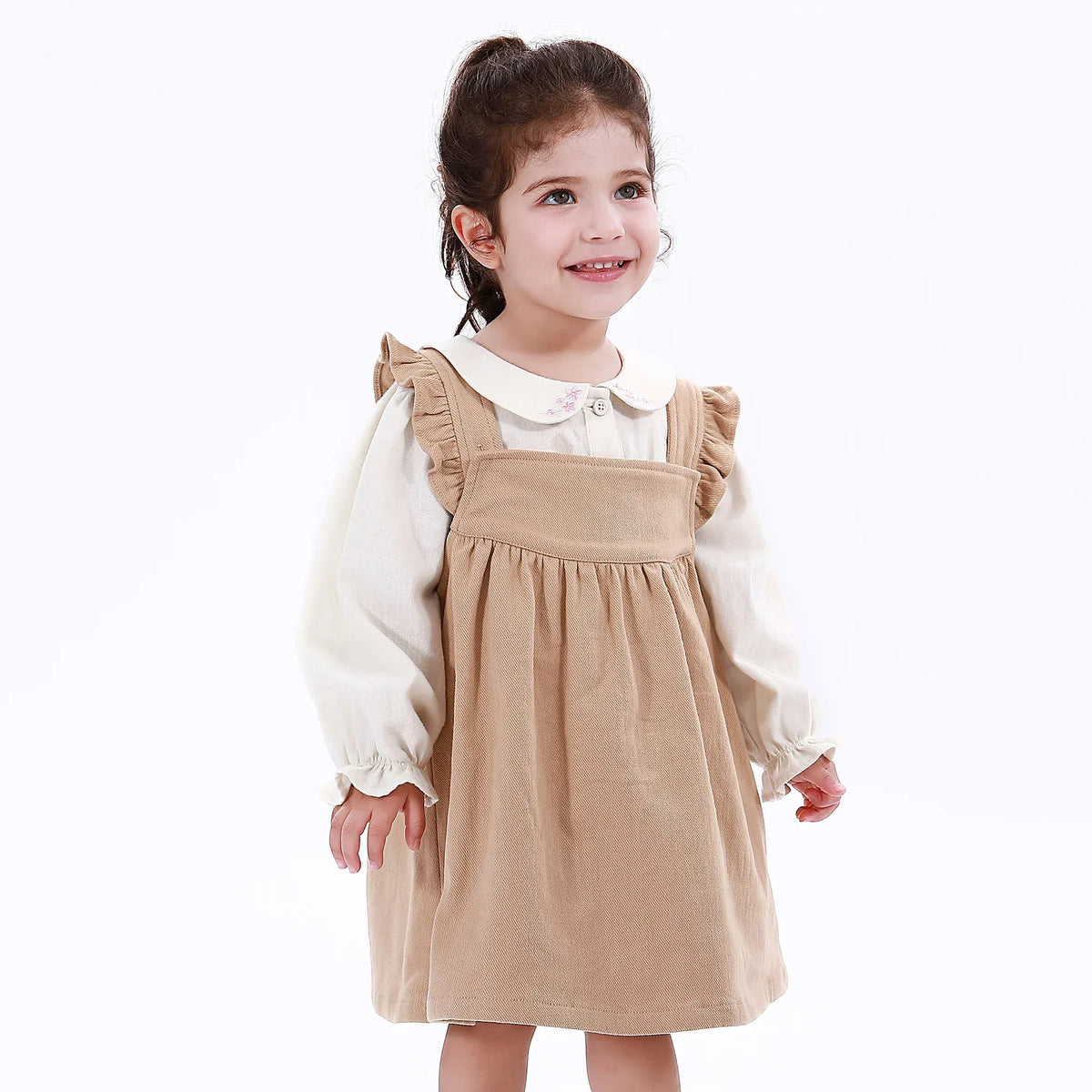 Casual Plain Dress for Baby girl Image