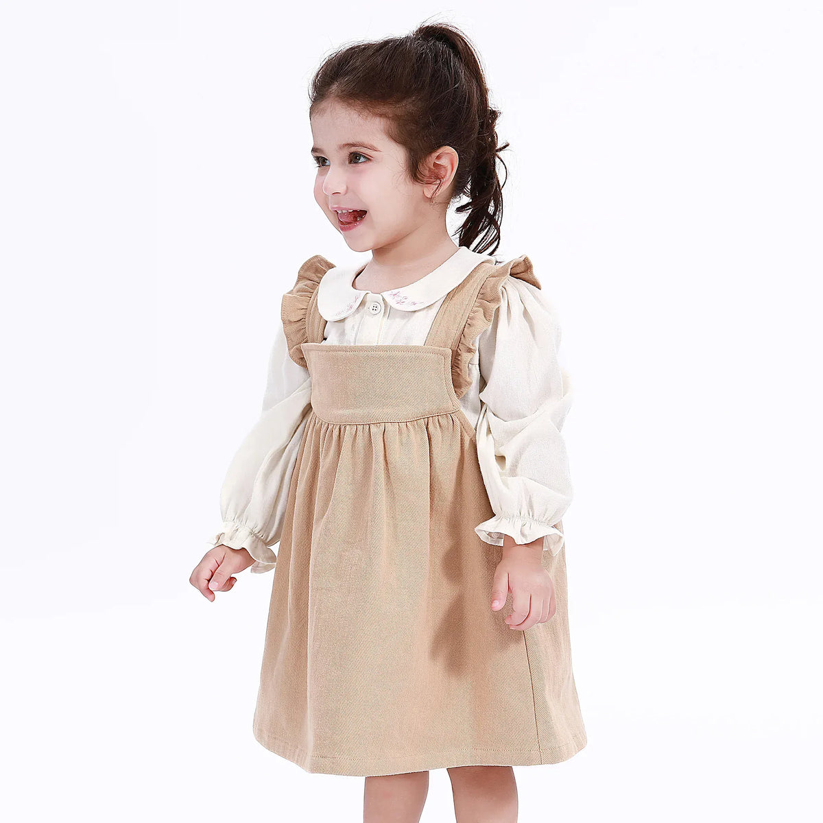 Casual Plain Dress for Baby girl Image
