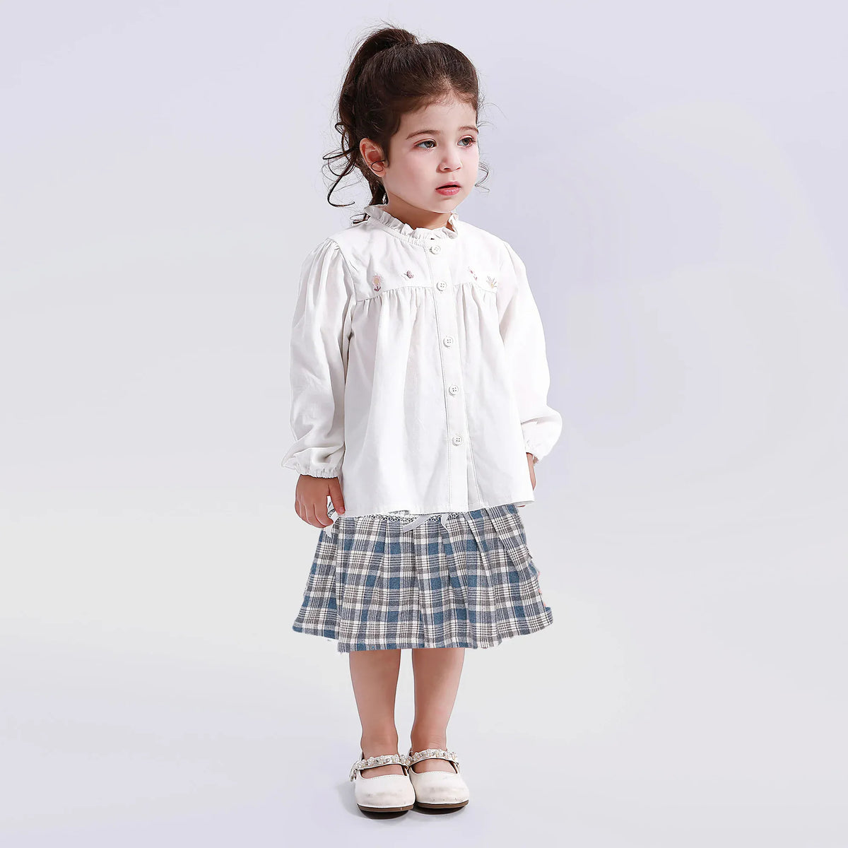 Casual Checked Skirt for Baby girl Image