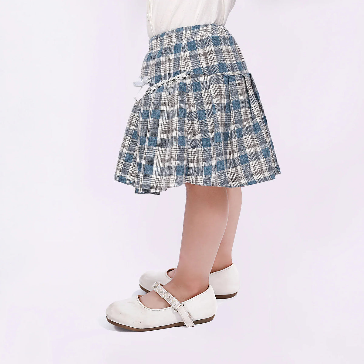Casual Checked Skirt for Baby girl Image