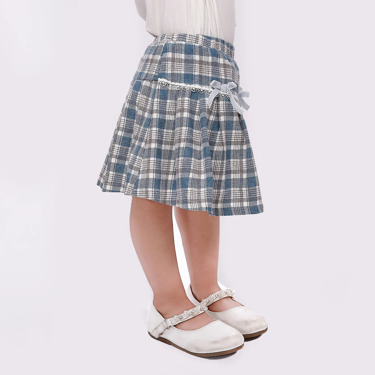 Casual Checked Skirt for Baby girl Image