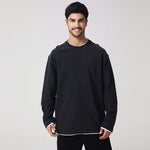Casual Plain Sweatshirt for Men Image