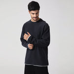 Casual Plain Sweatshirt for Men Image