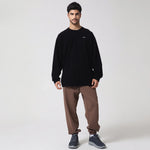 Black Casual Printed Sweatshirt for Men Image