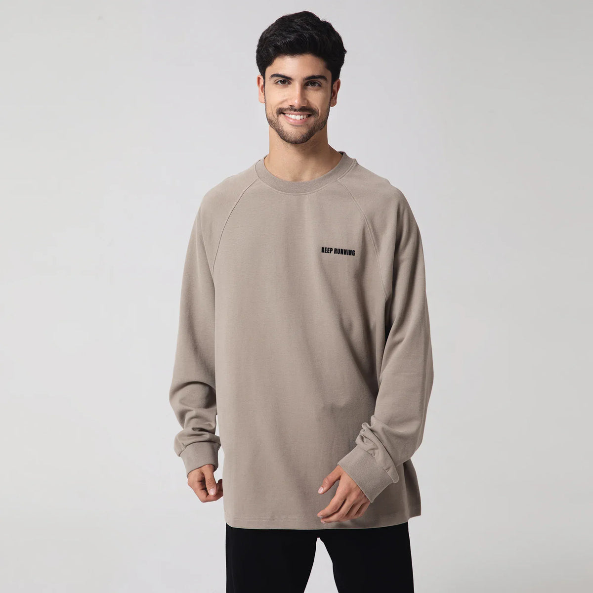 Casual Embroidery Sweatshirt for Men Image