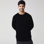 Casual Plain Sweater for Men Image