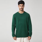 Casual Plain Sweater for Men Image