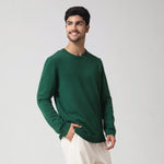 Casual Plain Sweater for Men Image