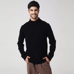 Casual Plain Sweater for Men Image