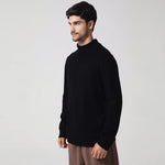 Casual Plain Sweater for Men Image