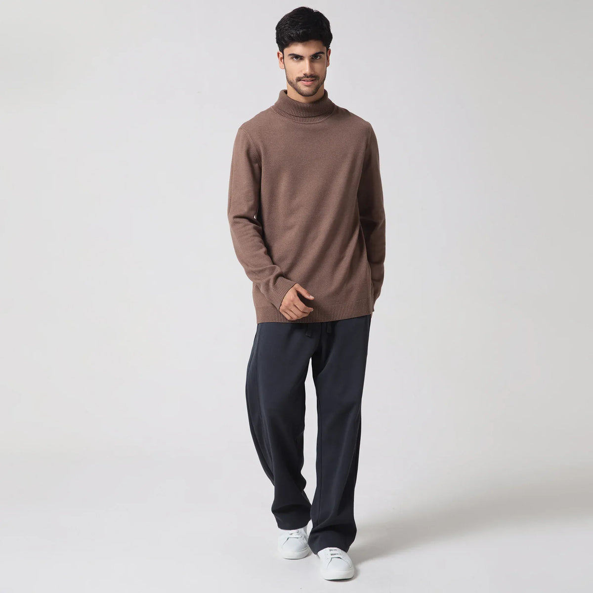 Camel Casual Plain Sweater for Men Image