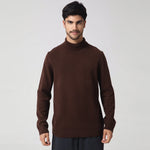 Casual Plain Sweater for Men Image