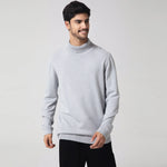 Casual Plain Sweater for Men Image