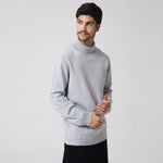 Casual Plain Sweater for Men Image