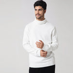 Casual Plain Sweater for Men Image