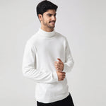 Casual Plain Sweater for Men Image