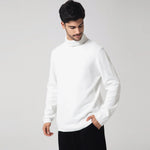 Casual Plain Sweater for Men Image