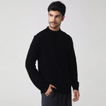 Casual Plain Sweater for Men Image