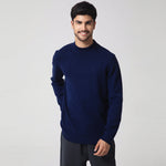 Casual Plain Sweater for Men Image